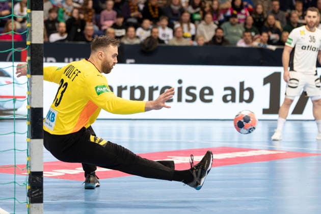 Men s Handball International: Germany vs. Croatia, 11.01.2026 HANNOVER, GERMANY - JANUARY 11: Andreas Wolff ( 33 Germany) during the match between Men s Handball International: Germany vs. Croatia at ZAG Arena on January 11, 2026 in Hannover, Germany. Copyright: xBEAUTIFULxSPORTS KennyxBeelex