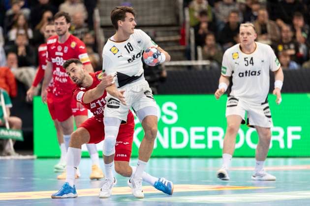 Men s Handball International: Germany vs. Croatia, 11.01.2026 HANNOVER, GERMANY - JANUARY 11: during the match between Men s Handball International: Germany vs. Croatia at ZAG Arena on January 11, 2026 in Hannover, Germany. Copyright: xBEAUTIFULxSPORTS KennyxBeelex
