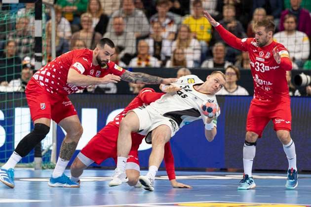 Men s Handball International: Germany vs. Croatia, 11.01.2026 HANNOVER, GERMANY - JANUARY 11: during the match between Men s Handball International: Germany vs. Croatia at ZAG Arena on January 11, 2026 in Hannover, Germany. Copyright: xBEAUTIFULxSPORTS KennyxBeelex