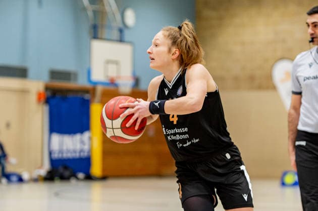 Nicola Happel (Talents BonnRhöndorf,No.04) DEU, Leverkusen, 11.01.2026 Basketball, Damen 2.Bundesliga Nord, 14. Spieltag, Wings Leverkusen - Talents BonnRhöndorf