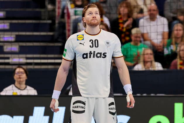 Tom Kiesler (Germany) schaut, Friendly match, Germany vs Croatia, ZAG Arena am 11. January 2026 in Hannover, Deutschland. (Foto von Marco Steinbrenner DeFodi Images) Tom Kiesler (Germany) looks on, Friendly match, Germany vs Croatia, ZAG Arena, January 11, 2026 in Hannover, Germany. (Photo by Marco Steinbrenner DeFodi Images) -