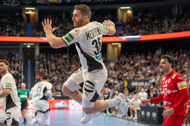 Deutschland, Handball, EHF Freundschaftsspiel, Deutschland - Kroatien am 11.01. in Hannover (ZAG-Arena): Lukas Mertens (Deutschland 36) Copyright: xSvenxHeidmannx