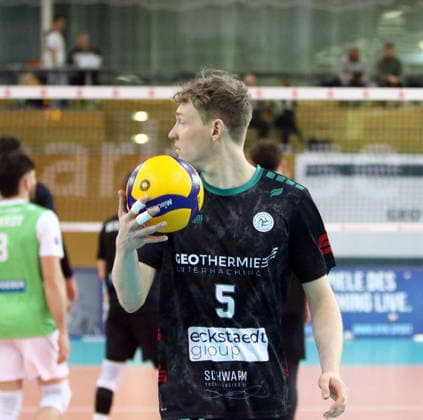 Florian KRENKEL (Haching), He-Volleyball, 1. BL,25 26, TSV Haching Muenchen vs Helios Gizzlys Giesen, , Geothermie Arena, Unterhaching, 11.01.26 Copyright: WolfgangxFehrmann