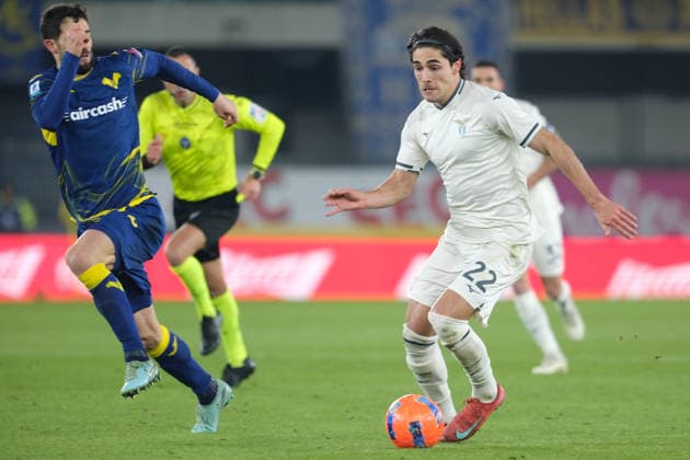 Hellas Verona FC v SS Lazio - Serie A Matteo Cancellieri of SS Lazio plays during the soccer match between Hellas Verona FC and SS Lazio, MD20 of Serie A Enilive Italian soccer championship 2025 2026 at Marcantonio Bentegodi Stadium in Verona, Italy, on January 11, 2026. Verona Italy  Copyright: xRobertoxTommasinix originalFilename:tommasini-hellasve260111_npeNP.jpg