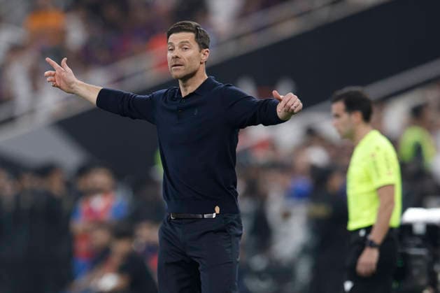 Real Madrid coach Xabi Alonso during the Spanish Super Cup final between FC Barcelona, Barca and Real Madrid, at King Abdullah Sports City stadium in Jeddah, Saudi Arabia, 11 January 2026. Super Cup of Spain Final. FC Barcelona vs Real Madrid !ACHTUNG: NUR REDAKTIONELLE NUTZUNG!  Copyright: xKaixFörsterlingx GRAF6389 20260111-55019034271_1