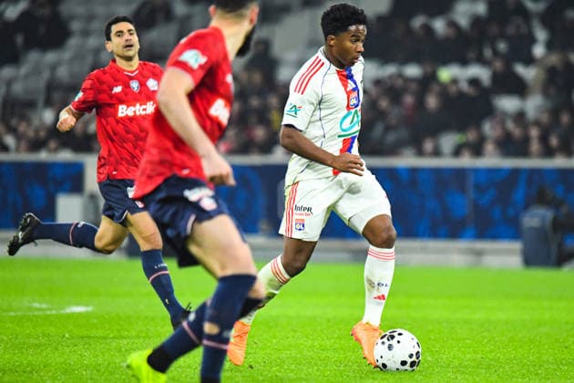 FOOTBALL : Lille OSC vs Olympique Lyonnais - Coupe de France - 16e de finale - 11 01 2026 Endrick (OL) Villeneuve d AscqFrance  Copyright: xBaptistexAutissierx
