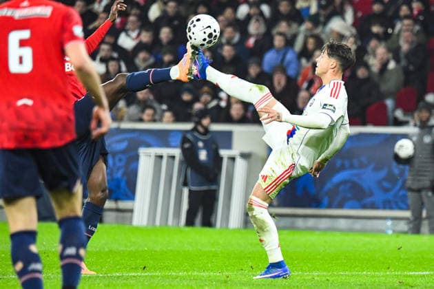 FOOTBALL : Lille OSC vs Olympique Lyonnais - Coupe de France - 16e de finale - 11 01 2026 Afonso Moreira (OL) Villeneuve d AscqFrance  Copyright: xBaptistexAutissierx