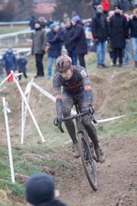11.01.2026 Deutsche Meisterschaft Rad-Cross Bensheim Deutsche Radcross Meisterschaft 2026 hier Rennen ELITE Männer Platz 2 Fabian EDER (6 Syntace CX) Deutscher Vizemeister Bensheim Hessen Deutschland