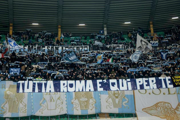 January 11, 2026, Verona, Italy: SS Lazio s fans during the Italian Serie A soccer match Hellas Verona vs SS Lazio at Marcantonio Bentegodi Stadium.. Hellas Verona 0 - 1 SS Lazio Verona Italy - ZUMAs197 20260111_aaa_s197_165 Copyright: xEmanuelexPennacchiox