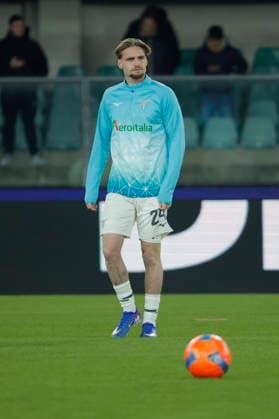 January 11, 2026, Verona, Italy: Kenneth Taylor of SS Lazio during the pre-match warm-up during the Italian Serie A soccer match Hellas Verona vs SS Lazio at Marcantonio Bentegodi Stadium. Hellas Verona 0 - 1 SS Lazio Verona Italy - ZUMAs197 20260111_aaa_s197_179 Copyright: xEmanuelexPennacchiox