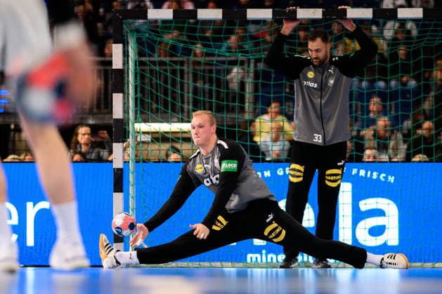 Hannover: Handball - Laenderspiel - Deutschland - Kroatien Torhueter David Späth David Spaeth (Deutschland) Hannover ZAG Arena Nordrhein-Westfalen Deutschland