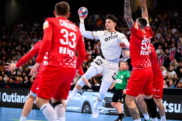Hannover: Handball - Laenderspiel - Deutschland - Kroatien Marko Grgic (Deutschland) Hannover ZAG Arena Nordrhein-Westfalen Deutschland