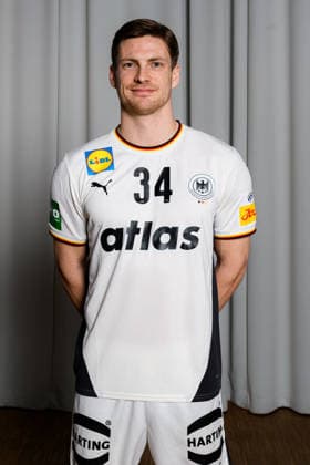 Hannover: Handball - EM 2026 - Deutschland - Pressekonferenz Rune Dahmke (Deutschland) Portrait Gesicht Hannover Deutschland