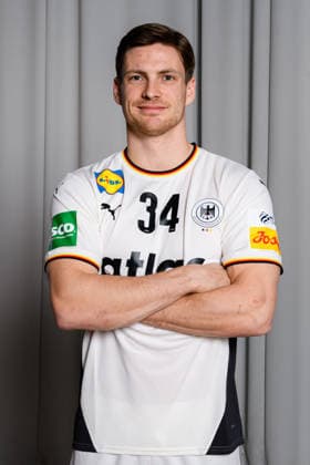 Hannover: Handball - EM 2026 - Deutschland - Pressekonferenz Rune Dahmke (Deutschland) Portrait Gesicht Hannover Deutschland