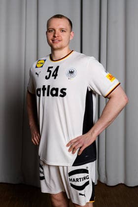 Hannover: Handball - EM 2026 - Deutschland - Pressekonferenz Justus Fischer (Deutschland) Hannover Deutschland