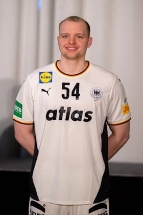 Hannover: Handball - EM 2026 - Deutschland - Pressekonferenz Justus Fischer (Deutschland) Hannover Deutschland