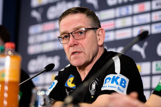 Hannover: Handball - EM 2026 - Deutschland - Pressekonferenz Trainer Alfred Gislason (Deutschland) Hannover Deutschland