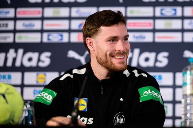 Hannover: Handball - EM 2026 - Deutschland - Pressekonferenz Johannes Golla (Deutschland) Hannover Deutschland