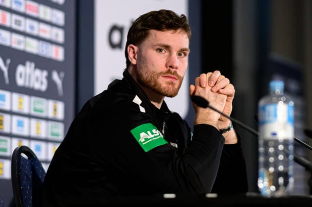 Hannover: Handball - EM 2026 - Deutschland - Pressekonferenz Johannes Golla (Deutschland) Hannover Deutschland