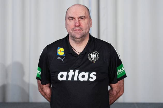 12.01.2026, xydrx, Handball, Portraittermin der Deutschen Nationalmannschaft in Hannover vor der EHF Euro 2026: Erik Wudtke (Co-Trainer) Niedersachsen Deutschland