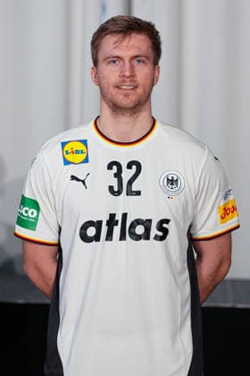 12.01.2026, xydrx, Handball, Portraittermin der Deutschen Nationalmannschaft in Hannover vor der EHF Euro 2026: Franz Semper Niedersachsen Deutschland