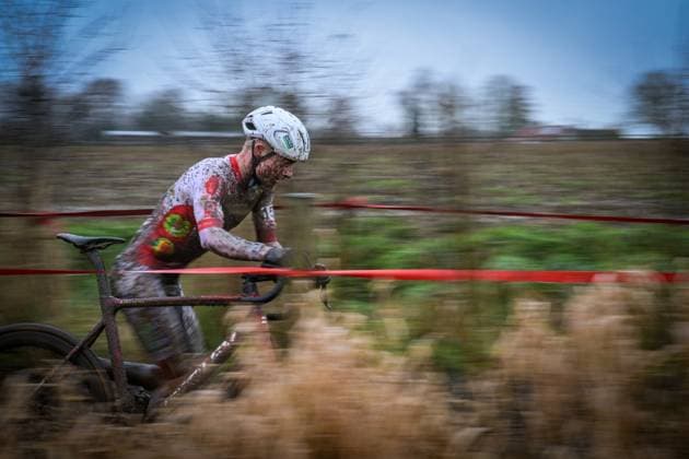 Belgian Gerben Kuypers pictured in action during the men s elite race of the Cyclocross Otegem cycling event, Monday 12 January 2026 in Otegem, the day after the Belgian national cyclocross championships. DAVIDxPINTENS  x155387589x