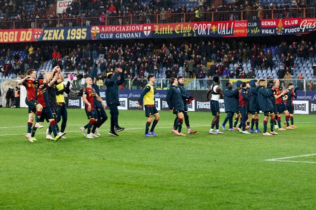 CALCIO - Serie A - Genoa CFC vs Cagliari Calcio Serie A, Day 20, Stadio Ferraris, Genova, Genoa - Cagliari, in the photo: Genoa end match Genoa Italy  Copyright: xIPAxSport ABACAx
