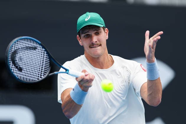 New Zealand s James Watt during Round 32 Singles Men™s ASB Classic Tennis Tournament at Manuka Doctor Arena, Auckland, New Zealand on Monday 12 January 2026. Photo: Joshua Devenie z Copyright: xx