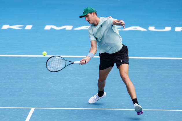 New Zealand s James Watt during Round 32 Singles Men™s ASB Classic Tennis Tournament at Manuka Doctor Arena, Auckland, New Zealand on Monday 12 January 2026. Photo: Joshua Devenie z Copyright: xx