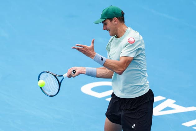 New Zealand s James Watt during Round 32 Singles Men™s ASB Classic Tennis Tournament at Manuka Doctor Arena, Auckland, New Zealand on Monday 12 January 2026. Photo: Joshua Devenie z Copyright: xx