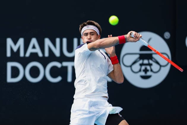 Argentina s Francisco Comesana during Round 32 Singles Men™s ASB Classic Tennis Tournament at Manuka Doctor Arena, Auckland, New Zealand on Monday 12 January 2026. Photo: Joshua Devenie z Copyright: xx