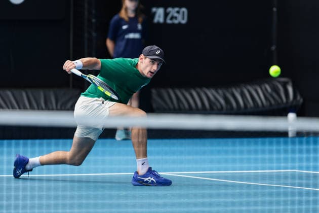 France s Valentin Royer during Round 32 Singles Men™s ASB Classic Tennis Tournament at Manuka Doctor Arena, Auckland, New Zealand on Monday 12 January 2026. Photo: Joshua Devenie z Copyright: xx