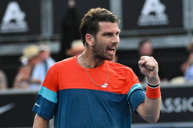 Great Britain™s Cameron Norrie during his first round singles match at the ASB Classic Men™s ATP, Tennis Herren 250 tennis tournament at Manuka Doctor Arena, Auckland,New Zealand. Monday 12 January 2026. Photo: Andrew Cornaga z Auckland New Zealand Copyright: xAndrewxCornaga x