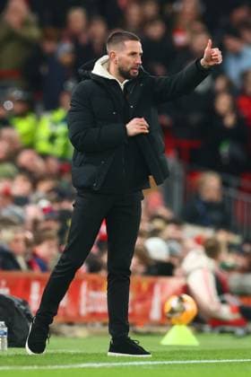 Barnsley manager Conor Hourihane Liverpool v Barnsley, Emirates FA Cup, Third Round, Football, Anfield, Liverpool, UK - 12 Jan 2026Liverpool Anfield United Kingdom EDITORIAL USE ONLY No use with unauthorised audio, video, data, fixture lists, club league logos or live services. Online in-match use limited to 120 images, no video emulation. No use in betting, games or single club league player publications. Copyright: xPaulxCurrie Shutterstockx 16246339al