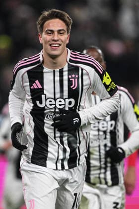 Cm Torino 12 01 2026 - campionato di calcio serie A Juventus-Cremonese foto Cristiano Mazzi Image nella foto: esultanza gol Kenan Yildiz 