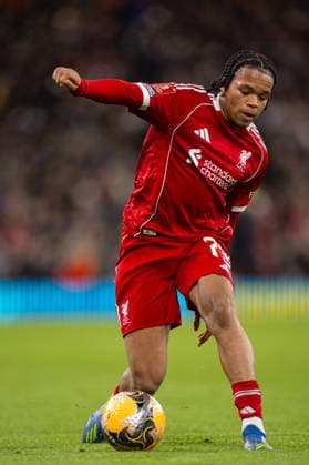 Football - FA Cup - 3rd Round - Liverpool FC v Barnsley FC LIVERPOOL, ENGLAND - Monday, January 12, 2026: Liverpool s Rio Ngumoha during the FA Cup 3rd Round match between Liverpool FC and Barnsley FC at Anfield. (Photo by David Rawcliffe Propaganda) LIVERPOOL Anfield MERSEYSIDE ENGLAND  Copyright: xPropagandaxPhotoxAgencyx P2026-01-12-Liverpool_Barnsley-77