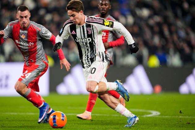 Juventus Kenan Yildiz during the Serie A soccer match between Juventus Fc and Cremonese the Juventus Stadium in Turin, north west Italy - January 12, 2026. - Soccer  Copyright: xFabioxFerrari LaPressex
