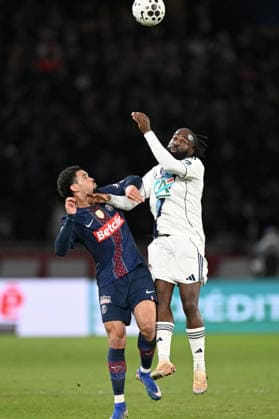 Paris Saint-Germain v Paris FC - French Cup 2025 2026 33 Warren ZAIRE EMERY (psg) - 93 Jonathan IKONE (pfc) during the French Cup match between Paris and Paris on January 12, 2026 at Parc des Princes in Paris, France. Paris France  Copyright: xFEPx 776440462
