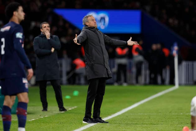 January 12, 2026, Paris, Paris, France: Luis ENRIQUE Head Coach of Paris Saint Germain during the match of Coupe de France between Paris Saint Germain and Paris FC att Parc des Princes Stadium - on January 12 2026 Paris - France Paris France - ZUMAb253 20260112_zsp_b253_005 Copyright: xLoicxBaratouxx