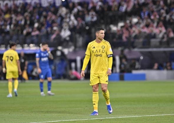 Al Hilal v Al Nassr - Saudi Pro League RIYADH, SAUDI ARABIA - JANUARY 12: Cristiano Ronaldo of Al Nassr in action during the Saudi Pro League match between Al Hilal and Al Nassr at Al Mamlakah Arena Stadium in Riyadh, Saudi Arabia, on January 12, 2026. Mohammed Saad Anadolu Riyadh Saudi Arabia. Editorial use only. Please get in touch for any other usage.  Copyright: x2026xAnadoluxMohammedxSaadx