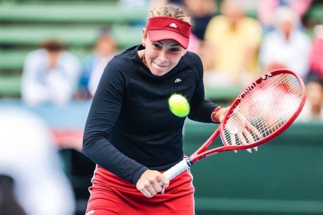 January 13, 2026, Melbourne, Victoria, Australia: MELBOURNE, AUSTRALIA - JANUARY 13 2026: Donna VekiÄ¡ of CroatiaÃ‚ plays Priscilla Hon of Australia on Day 1 of the 2026 Kooyong Classic on January 13, 2026 in Melbourne, Australia. Melbourne Australia - ZUMAp121 20260113_zsp_p121_010 Copyright: xChrisxPutnamx