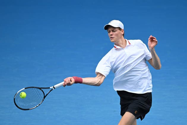 TENNIS AUSTRALIAN OPEN PRACTICE, Jannik Sinner of Italy in action during a practise session ahead of the Australian Open tennis tournament at Melbourne Park in Melbourne, Tuesday, January 13, 2026. ( NO ARCHIVING MELBOURNE VICTORIA AUSTRALIA  Copyright: xJAMESxROSSx 20260113156168772719