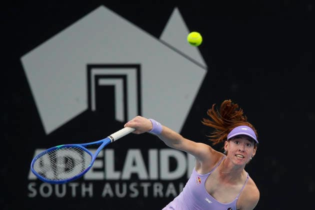 TENNIS ADELAIDE INTERNATIONAL, Maya Joint of Australia in her match against Sofia Kenin of the USA during the Adelaide International at Memorial Drive Tennis Club in in Adelaide, Tuesday, January 13, 2026. ( NO ARCHIVING, EDITORIAL USE ONLY ADELAIDE SOUTH AUSTRALIA AUSTRALIA  Copyright: xMATTxTURNERx 20260113129103536359