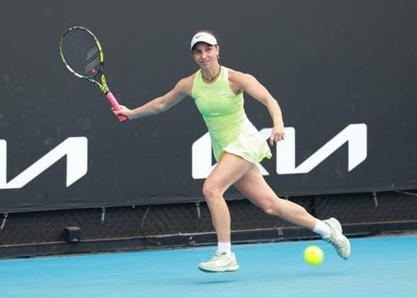 Tamara Korpatsch (GER), Australian Open 2026 Qualifikation, Melbourne Park, Melbourne, Victoria, Australia. Copyright: xJuergenxHasenkopfx