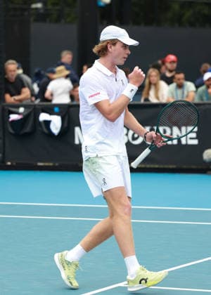 Henry Bernet (SUI), Australian Open 2026 Qualifikation, Melbourne Park, Melbourne, Victoria, Australia. Copyright: xJuergenxHasenkopfx