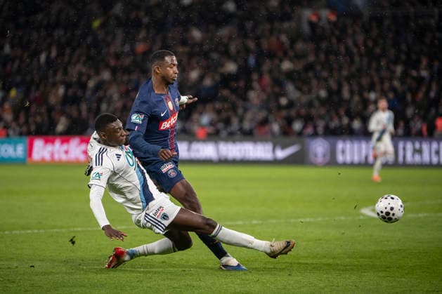 French Cup - PSG v Paris FC Action during the French Cup round of 32 football match between Paris Saint-Germain (PSG) and Paris FC at the Parc des Princes stadium in Paris on January 12, 2026. Photo by Eliot Blondet ABACAPRESS.COM Paris France France  Copyright: xBlondetxEliot ABACAx