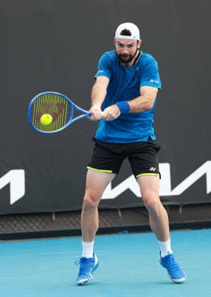 Jurij Rodionov (AUT), Australian Open 2026 Qualifikation, Melbourne Park, Melbourne, Victoria, Australia. Copyright: xJuergenxHasenkopfx