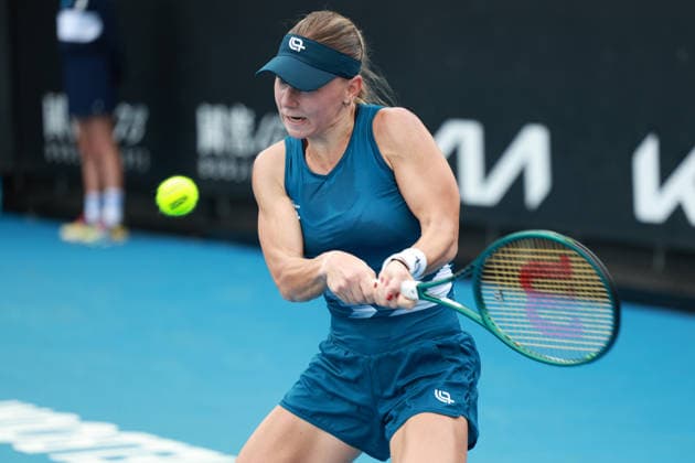 Maria Timofeeva, Australian Open 2026 Qualifikation, Melbourne Park, Melbourne, Victoria, Australia. Copyright: xJuergenxHasenkopfx