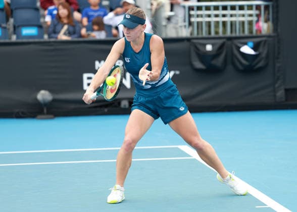 Maria Timofeeva, Australian Open 2026 Qualifikation, Melbourne Park, Melbourne, Victoria, Australia. Copyright: xJuergenxHasenkopfx