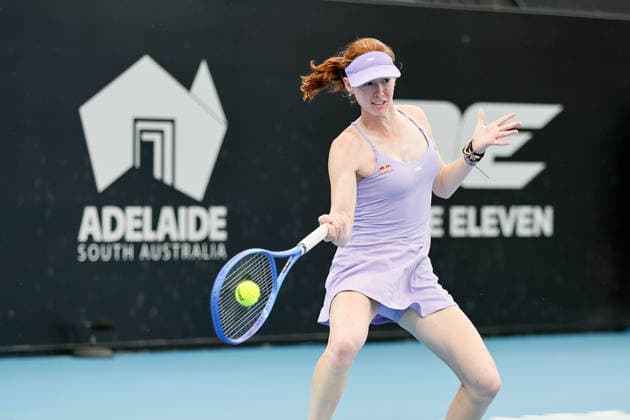 January 13, 2026, Adelaide, South Australia, Australia: MAYA JOINT of Australia in action in her first round win against Sofia KENIN of USA 7-6 (7-3), 6-4, during the 2026 Adelaide International Tennis Tournament Adelaide Australia - ZUMAw216 20260113_zsp_w216_038 Copyright: xMarkxWilloughbyx